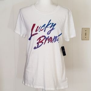 NWT Lucky Brand Graphic T-shirt Size M